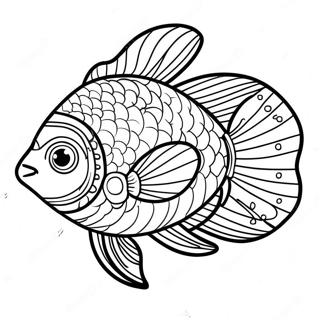 Farverig Tropisk Fisk Farvelaegningsside 114504 50312