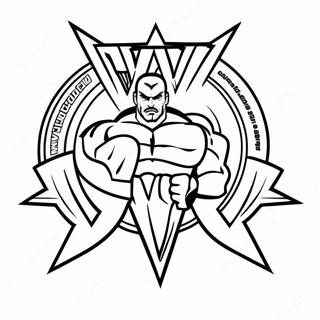 Dynamisk Wwe Logo Farvelaegningsside 114607 50388