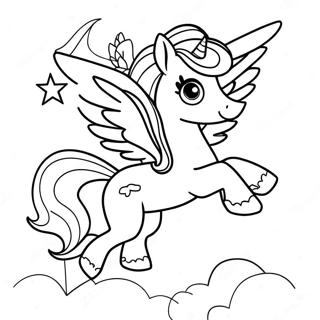 Celestia Flyvende I Himlen Farvelaegningsside 114736-50487