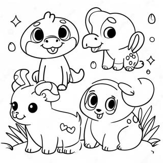 Sode Argentinske Dyr Farvelaegningsside 114969 50665