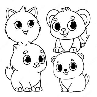 Sode Argentinske Dyr Farvelaegningsside 114969 50668