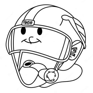 Cleveland Browns Maskot Farvelaegningsside 114995-50686
