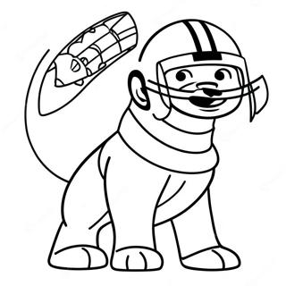Cleveland Browns Maskot Farvelaegningsside 114995-50687