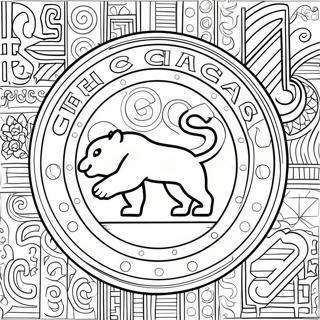 Vintage Chicago Cubs Logo Farvelaegningsside 115228-50870