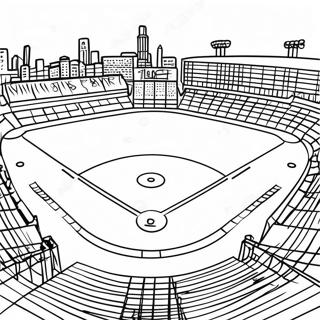 Chicago Cubs Baseballbane Farvelaegningsside 115229-50874