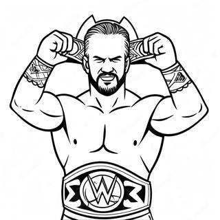 Personlig Wwe Champion Farvelaegningsside 115381-50981