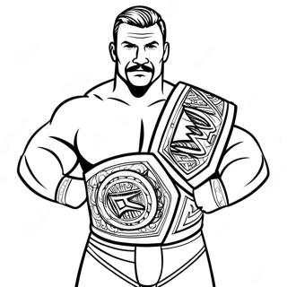 Personlig Wwe Champion Farvelaegningsside 115381-50982