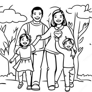 Glade Hjemkomst Familie Farvelaegningsside 115485-51064