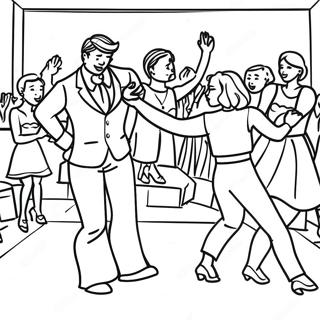 Hjemkomst Dansescene Farvelaegningsside 115486-51066