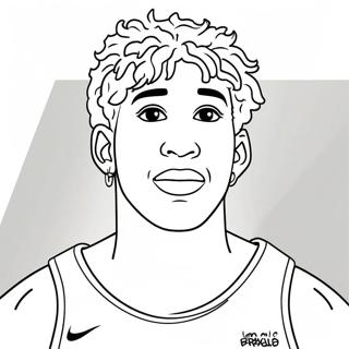 Lamelo Ball I Aktion Farvelaegningsside 115922-51405