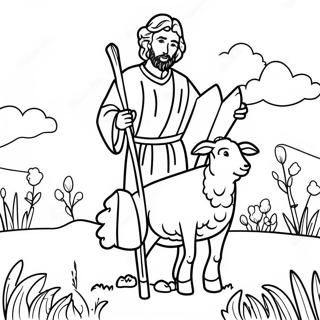 Omsorgsfuld God Hyrde I Mark Farvelaegningsside 116441-51969