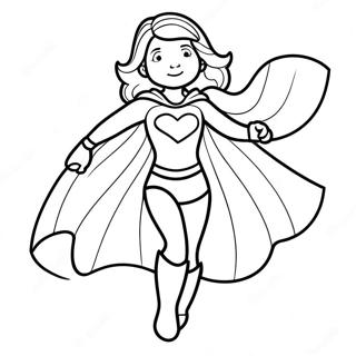 Super Mor Med Kappe Farvelaegningsside 116516-52027