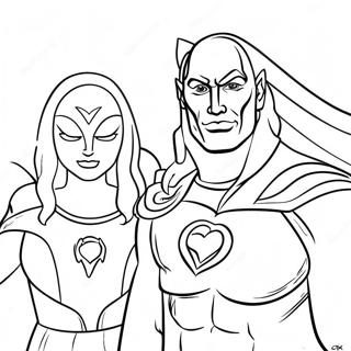 Vlad Og Niki Superhelte Farvelaegningsside 116646-52138