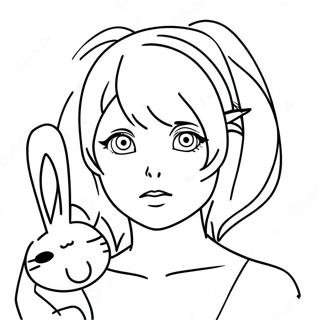 Touka Kirishima Med Kaninmaske Farvelaegningsside 116851-52289
