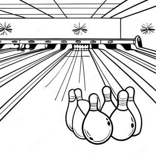 Bowlinghal Scene Farvelaegningsside 117183-52534