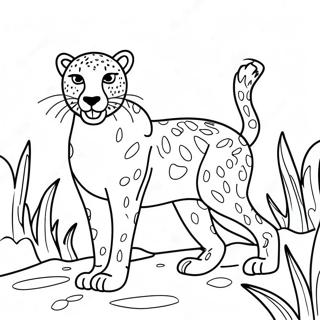 Legesyg Gepard Farvelaegningsside 117392-52708