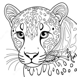 Gracios Leopard Farvelaegningsside 117393-52710