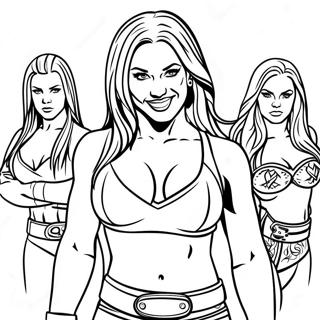 Wwe Divas I Ringen Farvelaegningsside 117470-52769