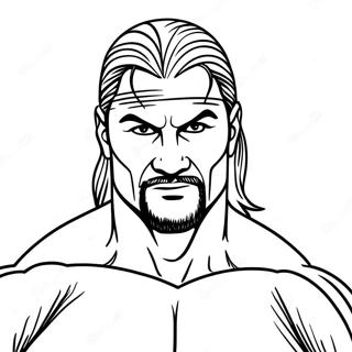 Dynamisk Wwe Wrestler Farvelaegningsside 117599-52862