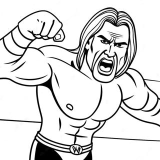 Dynamisk Wwe Wrestler Farvelaegningsside 117599-52864