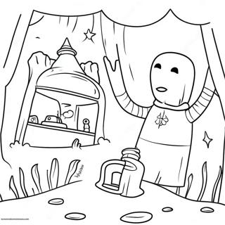 Fantastisk Lille Mareridt Verden Farvelaegningsside 117910 53106