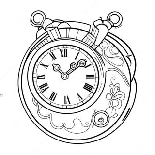 Fantastiske Cogsworth Uret Farvelaegningsside 11811 1019