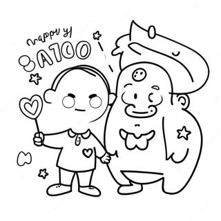 Sod Fars Dag Kort Farvelaegningsside 118422 53496