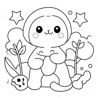 Kawaii Sod Doodle Farvelaegningsside 118882-53963