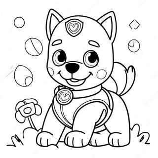 Paw Patrol Paske Farvelaegningsside 119112 54143