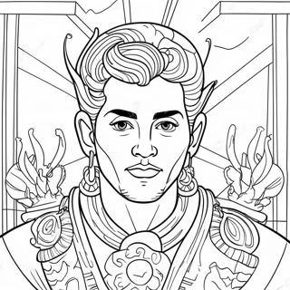 Midas Med Funkende Guld Farvelaegningsside 119192-54210