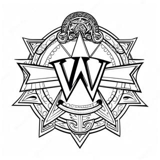 Wwe Logo Farvelaegningsside 119295-54289