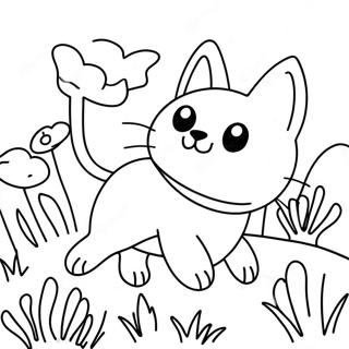 Legesyg Katnap Poppy Playtime Farvelaegningsside 119398-54372