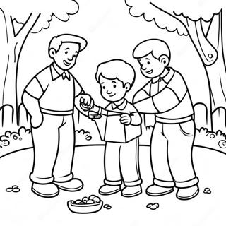 Venlige Naboer Der Assisterer Farvelaegningsside 119449-54411