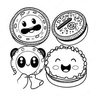 Sode Oreo Figurer Farvelaegningsside 119552-54487