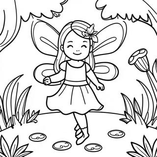 Magisk Fe I En Have Farvelaegningsside 120196 54991