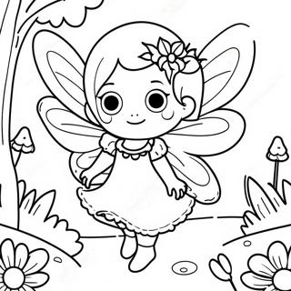 Magisk Fe I En Have Farvelaegningsside 120196 54992