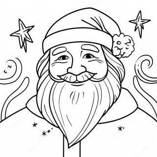 Glade Blandt Os Julemand Farvelaegningsside 120505 55239