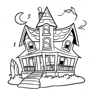 Skraemmende Monsterhus Farvelaegningsside 120579 55292