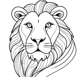 Majestaetisk Love Ansigt Farvelaegningsside 120682-55371