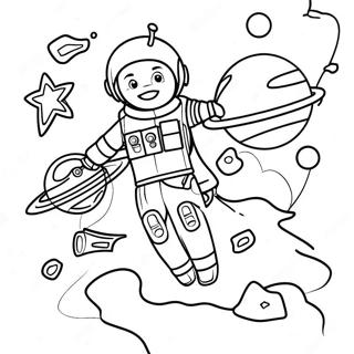 Lysende Stjerneskud Vbs Eventyr Farvelaegningssiden 120862 55517