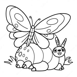 Mothra Og Larve Farvelaegningssiden 120889 55729