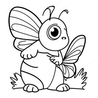 Mothra Og Larve Farvelaegningssiden 120889 55730