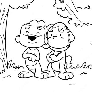 Eventyrlig Calvin Og Hobbes Farvelaegningsside 121039 55651