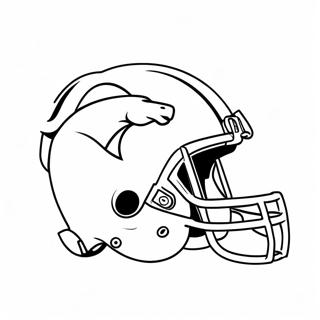 Denver Broncos Logo Farvelaegningsside 121657-56300