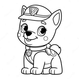 Paw Patrol Valentinsdag Farvelaegningsside 122039-56595