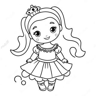 Sod Barbie Fodselsdagsoutfit Farvelaegningsside 122196 56726