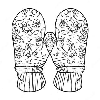 Mittens Sheet Farvelægningsider