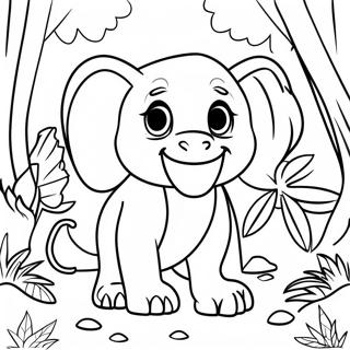 Jumanji Jungle Dyr Farvelaegningsside 122606-57097