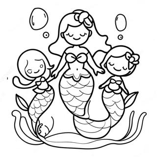 Havfrue Ariel Og Sostre Farvelaegningsside 122709-57176