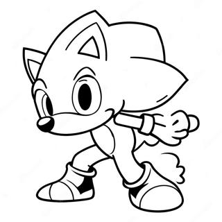 Silver The Hedgehog I Aktion Farvelaegningsside 122786-57234